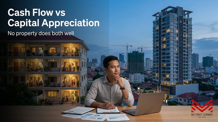 Cash Flow vs Capital Appreciation: No Property Does Both Well