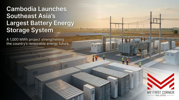 Cambodia Launches Southeast Asia’s Largest BESS (Battery Energy Storage System)