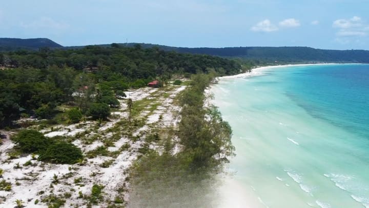 Sok San | 30,000 m² Absolute Beachfront, Hard Title