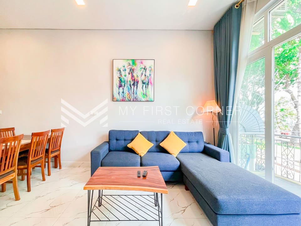 1-bedroom renovated apartment for rent in Daun Penh Area Near Exchange Square