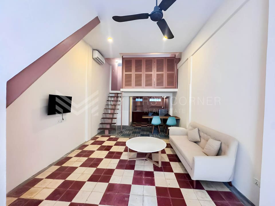 1-bedroom renovated Apartment (Ground Floor Duplex Style) For Rent