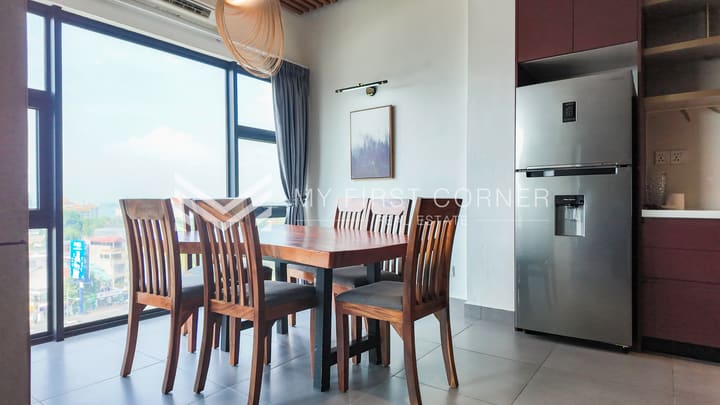Premier 2-bedroom service apartment For Rent in Tonle Bassac Near Independent Monument