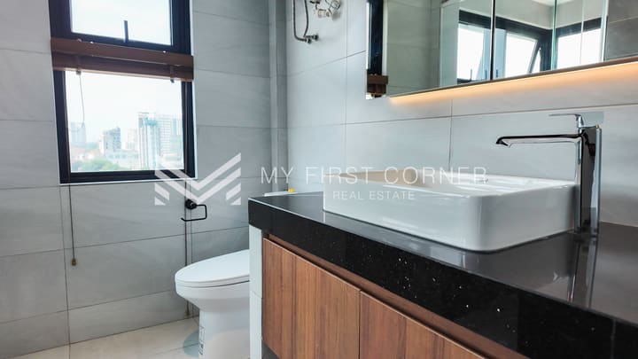 Premier 2-bedroom service apartment For Rent in Tonle Bassac Near Independent Monument