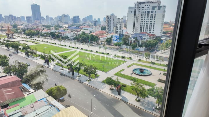 Premier 2-bedroom service apartment For Rent in Tonle Bassac Near Independent Monument