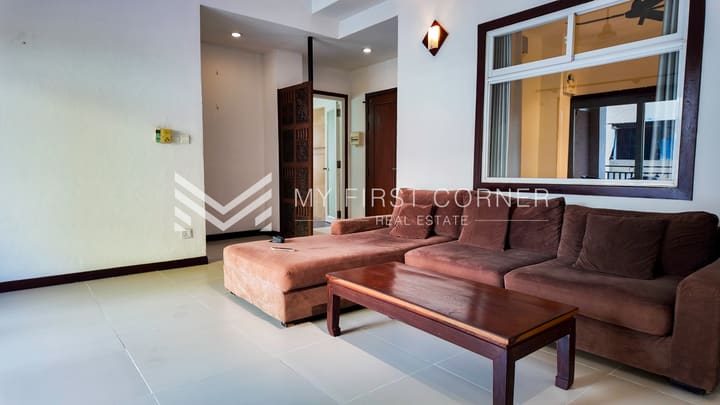 2- Bedroom service apartment in Tonle Bassac For Rent