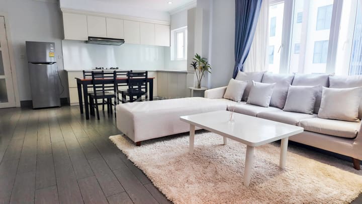 Floor plan for Cozy 2-bedroom apartment for rent in bkk1