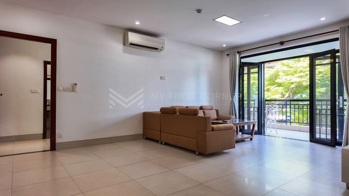 2-bedroom service apartment For rent in Toul Tompong Area