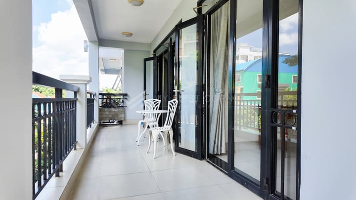 2-bedroom service apartment For rent in Toul Tompong Area