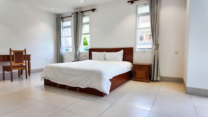 2-bedroom service apartment For rent in Toul Tompong Area