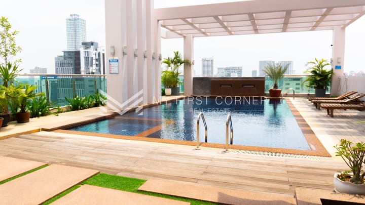 2BR Apartment in BKK3 – Infinity Pool, Gym For Rent