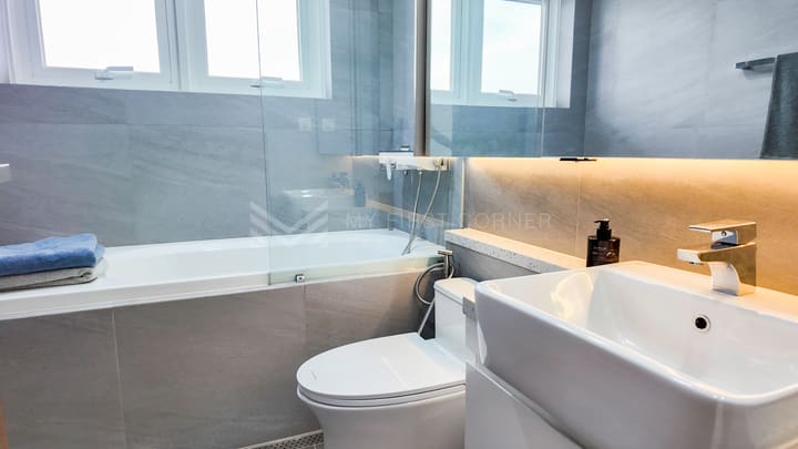 2-bedroom Riverfront at Diamond Bay Garden for Rent