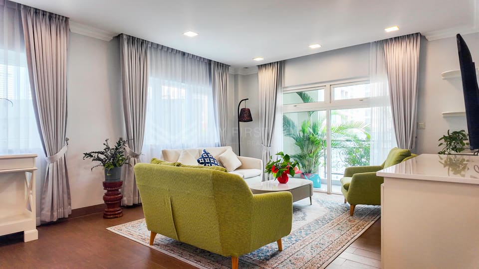 3-Bedroom apartment for rent in BKK1 With good location in central City