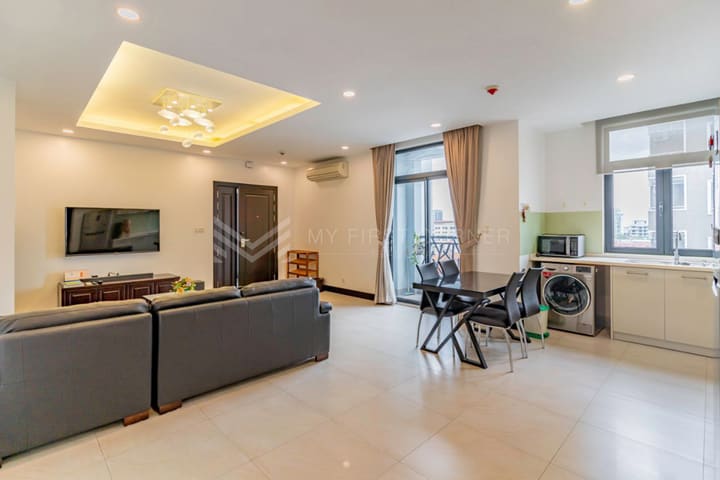 3-bedroom service apartment For Rent in Daun Penh