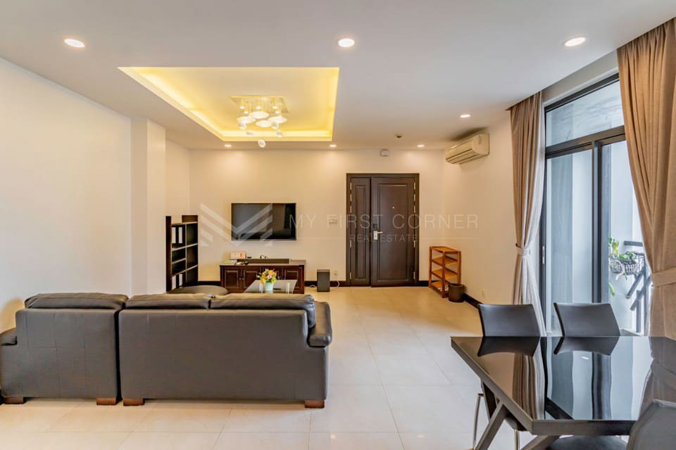 3-bedroom service apartment For Rent in Daun Penh