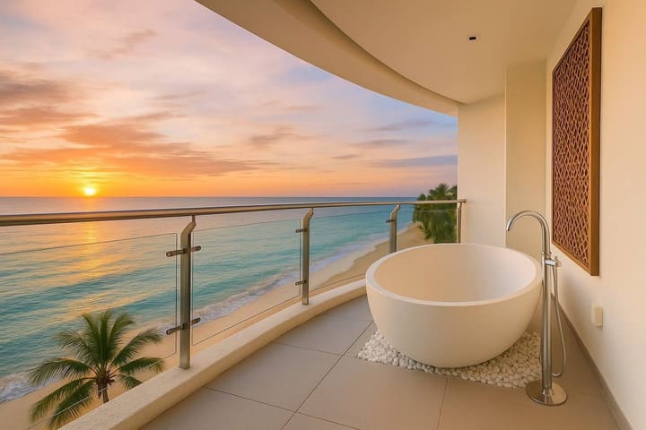 3 Bedroom Beachfront Condo with Direct Ocean View | Time Square 10