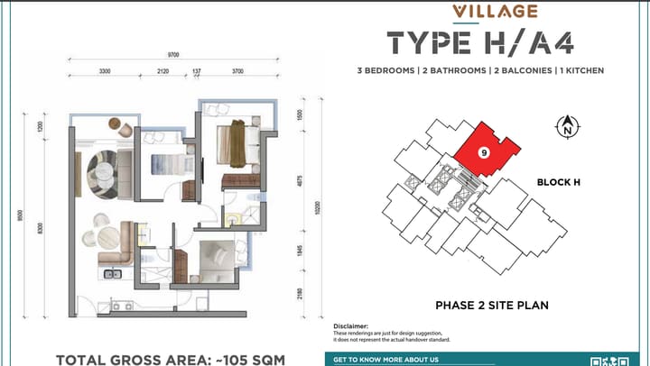 Floor plan for Family-Friendly 3-Bedroom Home in Phnom Penh