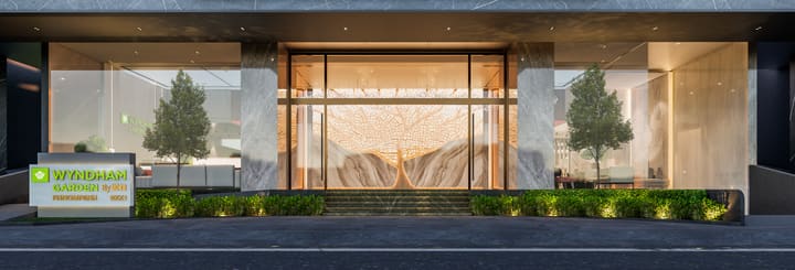 Floor plan for UC88 Wyndham Garden BKK1 | 3 Bedroom For Sale
