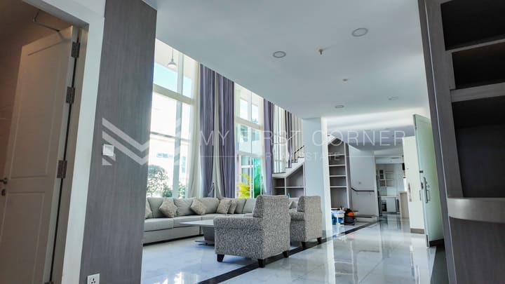 Floor plan for 5 Bedroom Penthouse in BKK1 For Rent