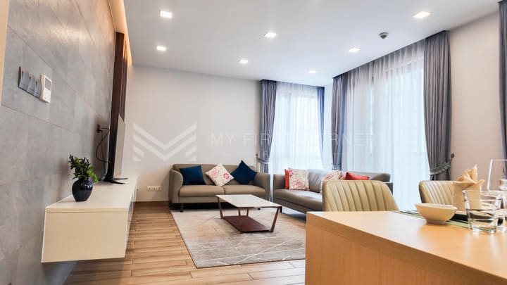 Luxurt 3bedroom service apartment for rent in Bkk1