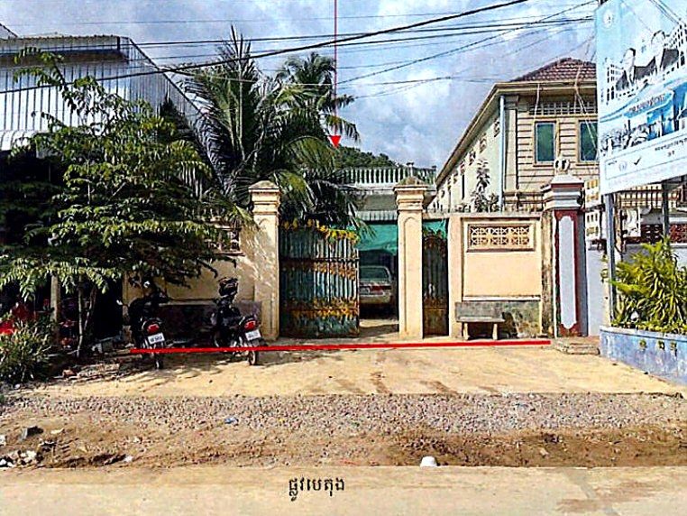 Bank Auction: Land & House, 459 m² in Krong Serei Saophoan, Kingdom of Cambodia