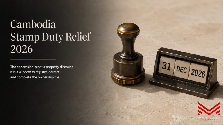Cambodia Stamp Duty Relief and the Three Deadlines